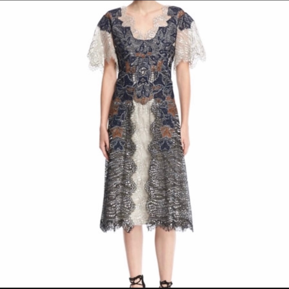 Jonathan Simkhai Lace, Embroidered Dress NWT